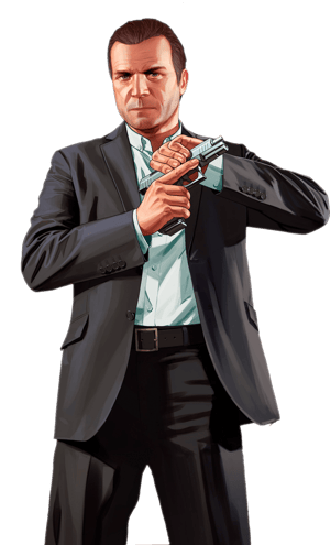 This is the Avatar Image for the Michael De Santa AI Voice and Text to Speech Generator